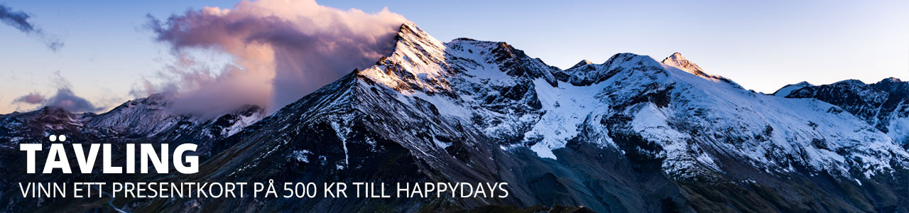 Vinn ett presentkort på 500 kr till Happydays